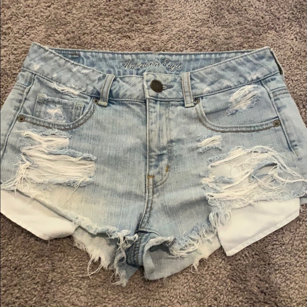American Eagle high-waisted shorts